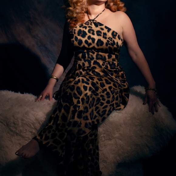Glamorous Leopard-Print Jumpsuit - Picture 1 of 2